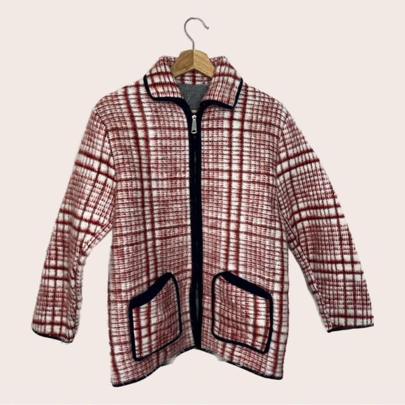 RARE vintage 1960’s all wool plaid jacket - Picture 1 of 6